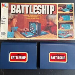 VINTAGE Battleship COMPLETE Milton Bradley 1978 Classic Strategy Board Game VG